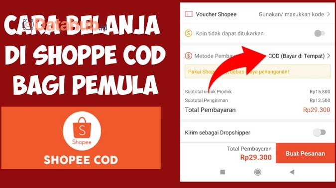 Cara Belanja di Shopee COD Gratis Ongkir Bagi Pemula 2023