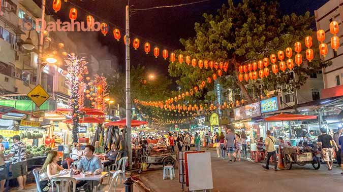 jalan alor food street