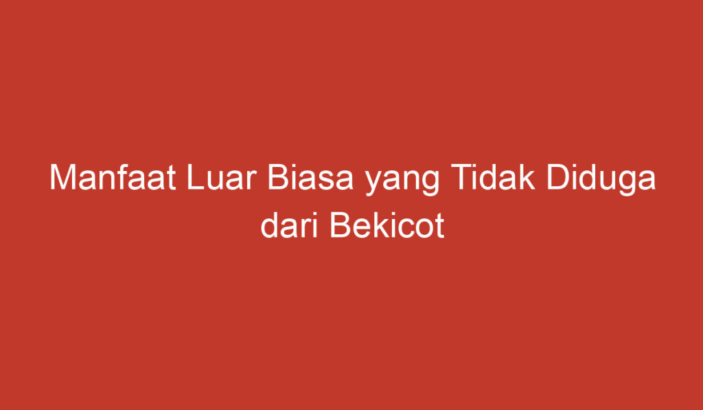 Manfaat Luar Biasa yang Tidak Diduga dari Bekicot