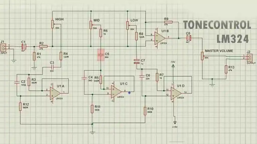 Tone Control IC LM324